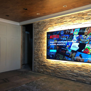 Dutch Colonial Revival 1926 Media Room