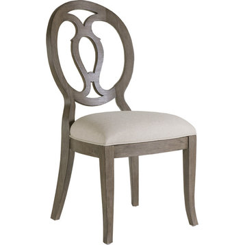 Axiom Side Chair-Bianco Finish - Grigio