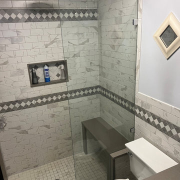Frameless Shower Glass Panel Reinstall