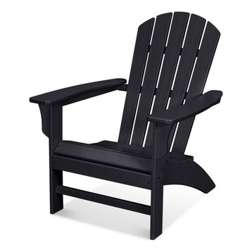 Trex Outdoor Yacht Club Adirondack Chair, Charcoal Black