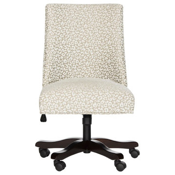 Safavieh Scarlet Desk Chair, White, Scar Light Giner