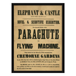The Artwork Factory - Elephant and Castle Novel and Scientific Exhibition Framed Artwork - Prints And Posters