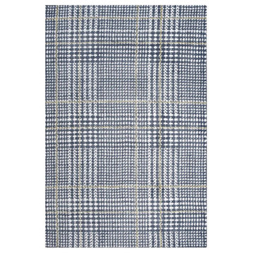 Modway Kaja 5' x 8' Area Rug in Ivory and Cadet Blue