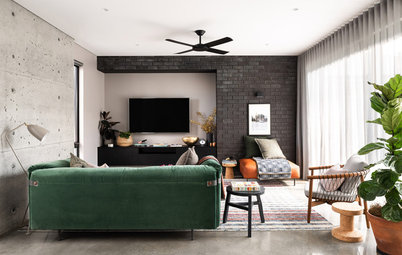 Room of the Week: A Contemporary, Mixed-Material Living Area