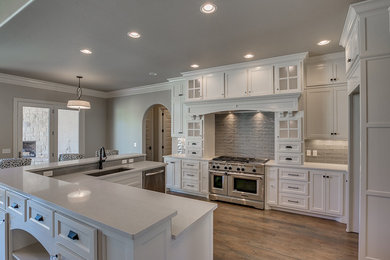 Arts and crafts kitchen photo in Oklahoma City