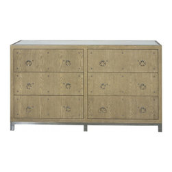 Worlds Away Studly Dresser Limed Oak - Dressers