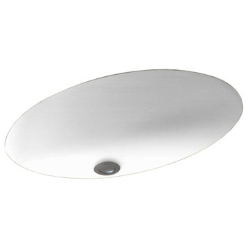 Swan 22x16x5 Solid Surface Undermount Bathroom Sink, Golden Steppe