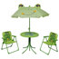 VidaXL 4-Piece Frog Design Kids' Garden Furniture Set