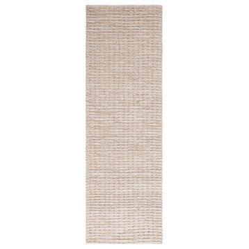 Safavieh Trace Collection NF750A Rug, Ivory, 2'6" X 10'