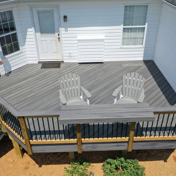 Trex Transcends Deck with Railing Bar Top