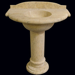 Authentic Durango Stone&trade; Pedestal Sink - Bathroom Sinks