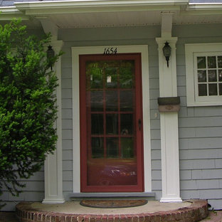 Red Storm Door Houzz