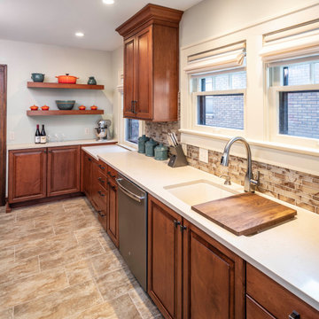 Tiny Dated Kitchen Gets Gigantic Renovation