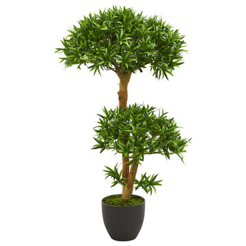 3' Bonsai Styled Podocarpus Artificial Tree