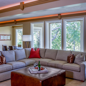 Lower Levels by Design Connection, Inc. | Kansas City Interior Design