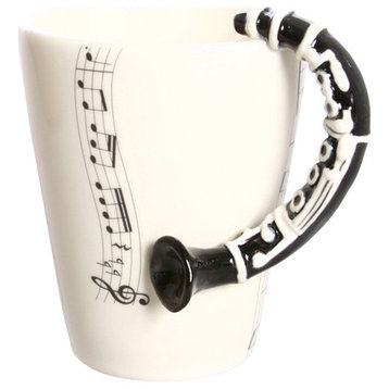 Clarinet 3D Ceramic Mug