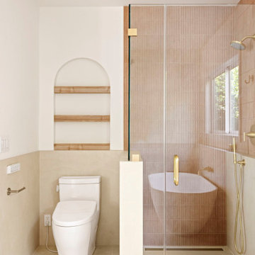 mid-century meets transitional home in Glendale, CA