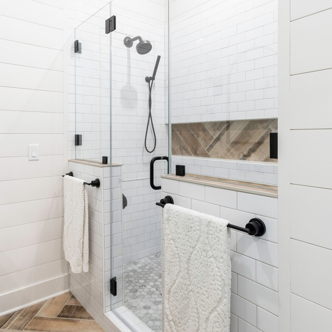 Delafield Modern Farmhouse Master Bath