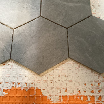 Bath Remodel - Tile Floor & Paint
