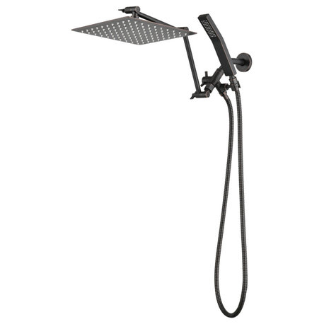 Shower Head Combo with Handheld and 16" Adjustable Extension Arm , Oil-Rubbed Bronze