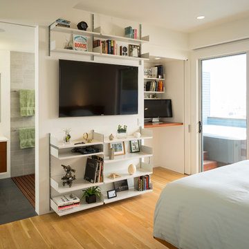 elegant master bedroom suite in bernal heights, san franciso