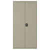Hirsh Metal Wardrobe Cabinet 18in D x 36in W x 72in H Putty/Beige