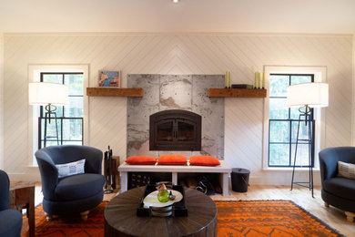 Example of a living room design in Other