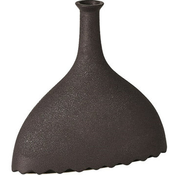 Noelle Geometric Vase Black