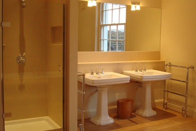 Design ideas for a classic bathroom in London.