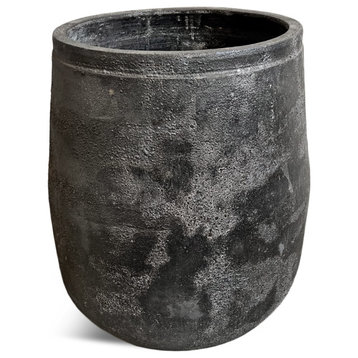 Tumbler Black Earth Ware Pot