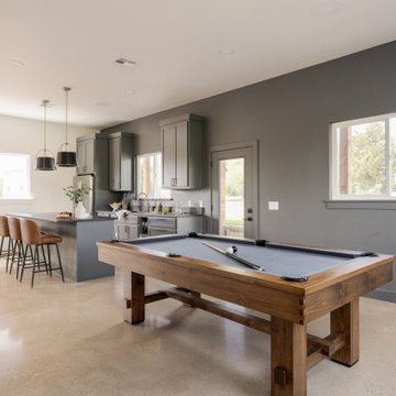 The Perfect Place to Host | Contemporary ADU & Sports Court in Edmond, Oklahoma