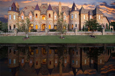 Example of a classic exterior home design in Other