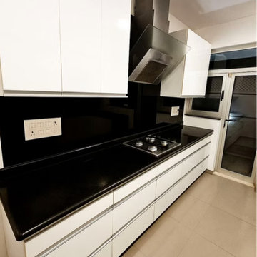 Luxury Modular Kitchen in Bangalore | High Gloss Laminate & Hettich Hardware