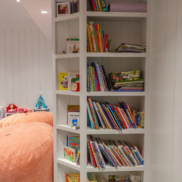 Basement Playroom and Book Nook, Weston, Ct