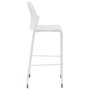 Next Bistro Chairs(2) in White - 20"L x 21.75"W x 46.75"H