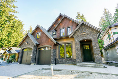 Inspiration for a craftsman exterior home remodel in Vancouver