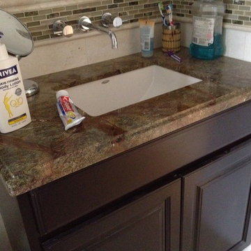 Rainforest Green Granite Kitchen Tops