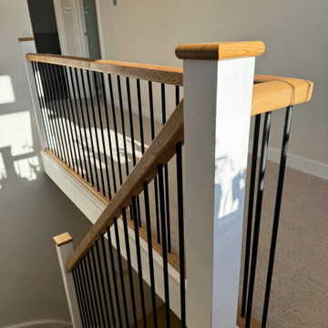 Media Wall and Handrail Carpentry and Interior Decoration in London