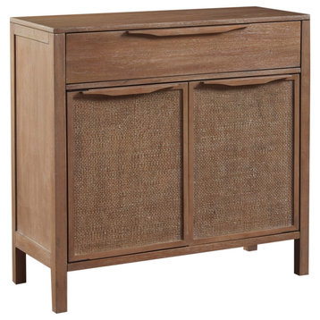 Madison Park Palisades Cane Webbing Reclaimed 2-Door Accent Chest