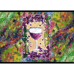 Calloway Mills Wine A Little Doormat, 24 x 36, Multi