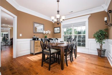 Example of a trendy dining room design in Other
