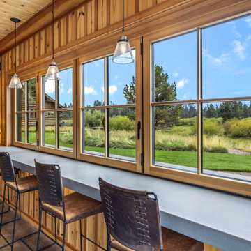 Vandevert Ranch Historic Homestead with NanaWall Aluminum Clad Folding Doors