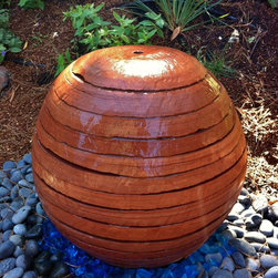 Seed Pod Fountains - Outdoor Fountains And Ponds