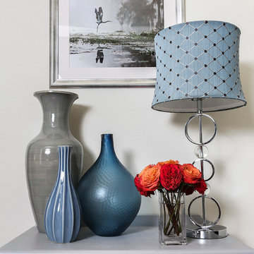 Gray & Blue Foyer