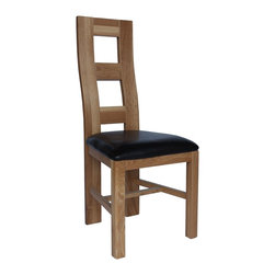 Newman Upholstered Seat Solid Oak Chair - Products