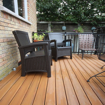 Some custom decks built by Hickory Dickory Decks using Armadillo decking.