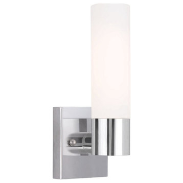 Livex Lighting 10101 Aero 1 Light 11" Tall Bathroom Sconce - Chrome
