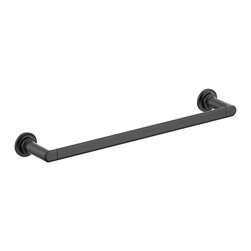 Greenfield Matte Black Towel Bar - Towel Bars