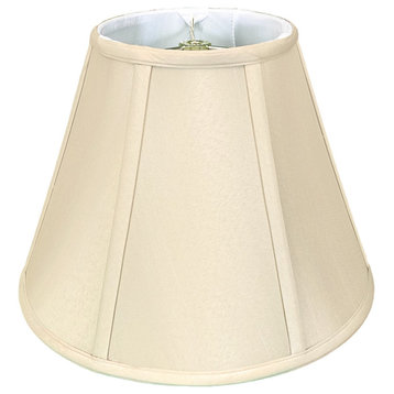 Royal Designs Deep Empire Bell Lamp Shade, Beige, 9x18x14, Single