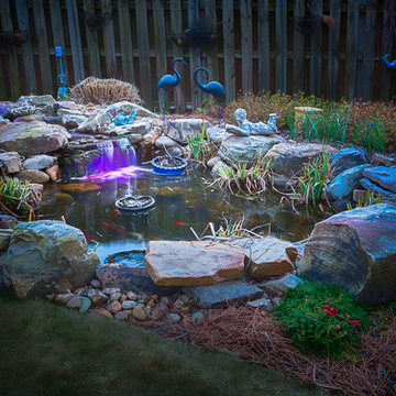 Water Feature with Lighting System